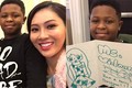Diệu Ngọc thân thiện với trẻ em tại HH Thế giới 2016