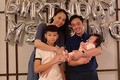 Đàm Thu Trang đón sinh nhật bên chồng và hai con