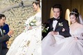 MC Thùy Linh được chồng kém tuổi quỳ gối trao nhẫn trong đám cưới