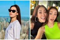 Khánh Vân lộ body gầy gò, hội ngộ bạn thân hậu Miss Universe 2020