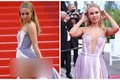 Kimberley Garner tung váy lộ vòng 3 gây phản cảm tại Cannes 2021