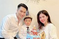 Mỹ nam màn ảnh Việt Anh và vợ cũ hội ngộ mừng sinh nhật con trai
