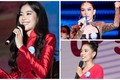 Nam Em và dàn thí sinh Miss World Vietnam trổ tài hát, thuyết trình