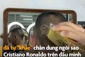 Video: Chàng trai tự "khắc" chân dung Ronaldo lên đầu