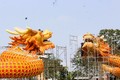 Cặp linh vật khổng lồ “lưỡng long chầu nguyệt” ở Cố đô Huế