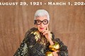 Tiếc thương biểu tượng thời trang thế giới Iris Apfel qua đời ở tuổi 102
