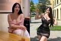 Hot girl “siêu vòng một” mặc trễ nải gây tò mò ở quán cafe