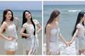 Chi Pu khoe dáng gợi cảm bên mỹ nhân xứ Trung khi đi biển