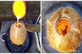 Điều kỳ diệu gì xảy ra khi đổ đồng nóng vào trái dừa?