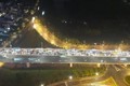 12 ô tô đâm liên hoàn trên cầu Nhật Tân gây tắc nghiêm trọng