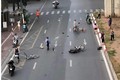 Hà Nội: Va chạm giữa xe đạp và xe máy, 2 người bị thương