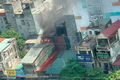 Hà Nội: Nhà 3 tầng bốc cháy dữ dội kèm nhiều tiếng nổ lớn