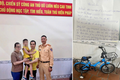 Hỗ trợ bé trai 5 tuổi đạp xe đi lạc về với gia đình