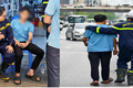 Cứu nam thanh niên có hành động nguy hiểm trên cầu vượt ở Hà Nội