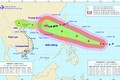 Bão số 5 suy yếu, siêu bão Mangkhut giật cấp 17 hướng vào Bắc Biển Đông
