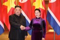 Ảnh: Chủ tịch Quốc hội Nguyễn Thị Kim Ngân tiếp Chủ tịch Triều Tiên