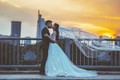 Váy cưới Tâm Tít đính 3.000 viên pha lê cao cấp 