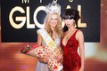 Siêu mẫu Hà Anh gợi cảm bên Hoa hậu Toàn cầu 2015