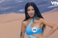 Thúy Vân lộ ngực khi diễn bikini trong bán kết Hoa hậu Hoàn vũ VN