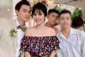 Khách mời đi đò dự đám cưới Thảo Trang ở Quảng Ngãi