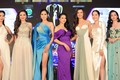 Nam Em cần người dìu trên thảm đỏ họp báo Miss Earth Vietnam 