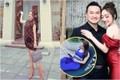 Vợ diễn viên Chi Bảo bầu vượt mặt vẫn đi giày như "cà kheo"