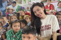 Hoa hậu Thùy Tiên tích cực đi thiện nguyện sau khi được minh oan 