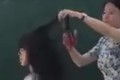 Clip cô giáo cắt tóc nữ sinh ngay tại lớp: Sở GD&ĐT tỉnh Vĩnh Phúc nói gì?