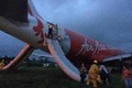 Thêm máy bay Air Asia gặp sự cố khi hạ cánh