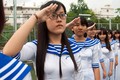 Ngắm đồng phục kiểu lính Hải quân của teen THPT Nhân Việt