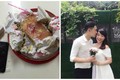 "Soái ca" 9X tặng vợ sắp cưới bánh kem kẹp iPhone 7