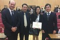 9X xinh đẹp nhận bằng khen của ĐSQ Việt Nam tại Nhật