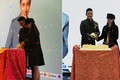 Angelababy ôm bụng bầu dự sinh nhật sớm của Huỳnh Hiểu Minh