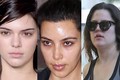 Phát hoảng khi chị em nhà Kim Kardashian không trang điểm 