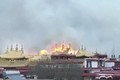 Cháy chùa thiêng Tây Tạng linh thiêng ngàn năm tuổi trong ngày tết