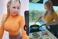 Mặc áo xẻ sâu hút, hot girl xinh đẹp “gây bão” khi nấu ăn