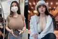 Hot girl siêu vòng 1 khoe dáng bốc lửa trên tàu điện ngầm