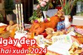 Khai xuân năm Giáp Thìn 2024 ngày nào tốt?