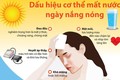 Dấu hiệu cơ thể bị mất nước trong ngày nắng nóng