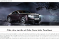 Rolls-Royce ra mắt website riêng bằng tiếng Việt