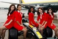 Vẻ đẹp thiên thần của dàn tiếp viên hàng không Air Asia
