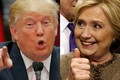 Bầu cử Mỹ: Bà Clinton tiếp tục dẫn điểm trước ông Trump