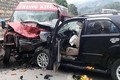 Ám ảnh hiện trường ô tô đâm nhau trên cao tốc Nội Bài-Lào Cai