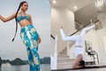 Hoa hậu Phạm Hương thực hiện 'tư thế vua' trong yoga