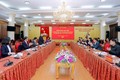 Đảng đoàn Liên hiệp các Hội Khoa học và Kỹ thuật Việt Nam làm việc với Tỉnh ủy Nam Định