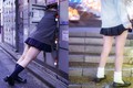 Kỳ quái teen Nhật Bản chụp ảnh giấu đầu khoe chân dài