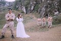 Ảnh cưới “Hậu duệ mặt trời” chụp ở núi Trầm siêu độc