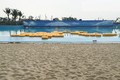 Cảnh đìu hiu tại bãi biển nhân tạo Tuần Châu vừa khai trương đã đóng cửa