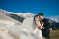 Bộ ảnh cưới bên dãy Alpes "hoành tráng" của cặp đôi Việt 