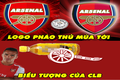 Ảnh chế bóng đá: Arsenal quyết đổi logo sau khi rời top 4